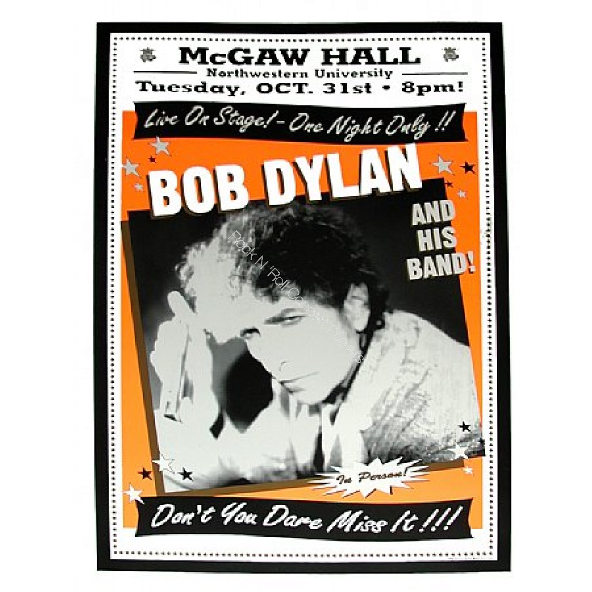 Bob Dylan @ Mcgaw Hall Northwestern U.