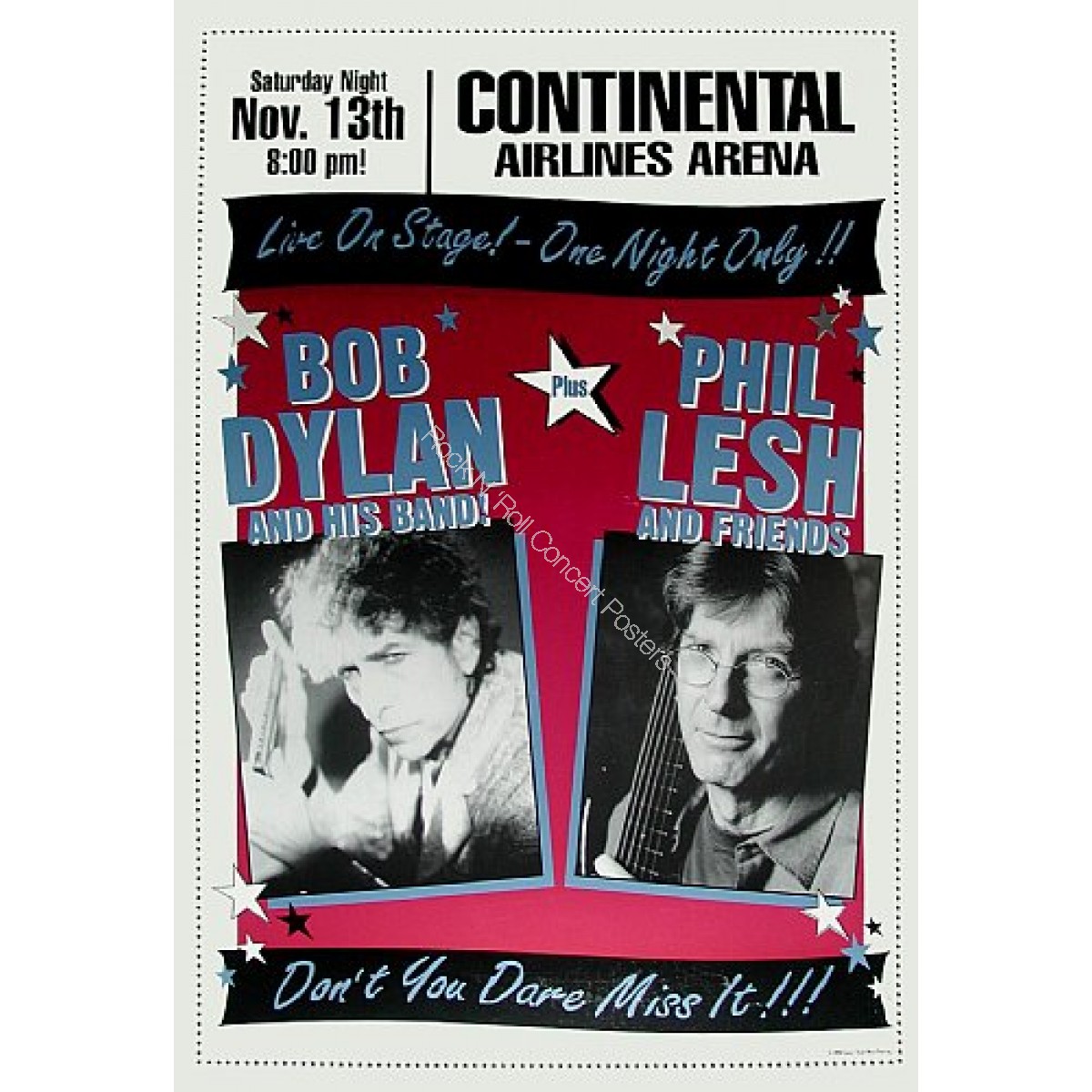 Bob Dylan &  Phil Lesh Continental Airlines Arena