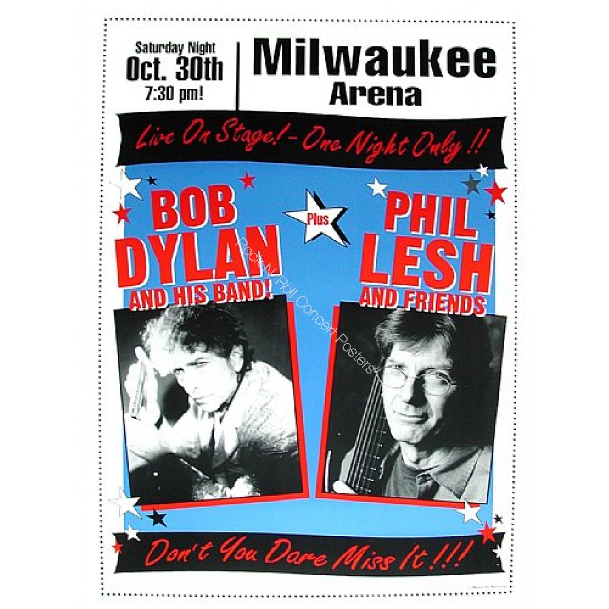 Bob Dylan &  Phil Lesh Milwaukee Arena
