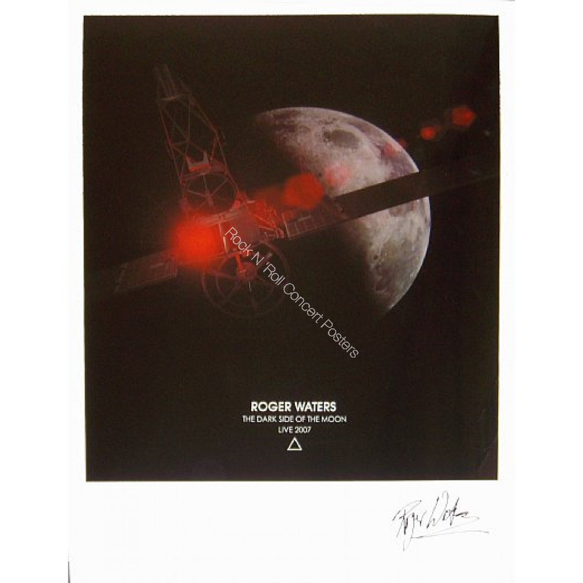 Roger Waters World Tour 2007 "Dark Side Of The Moon" Hand numbered lithograph