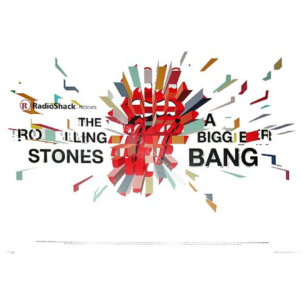 The Rolling Stones North American Fall Tour 2006 Official Poster