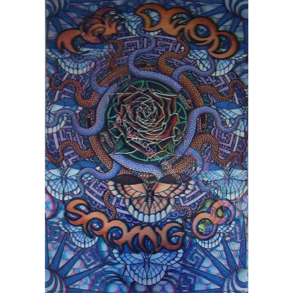 The Dead Spring Tour 2009  3-D Lenticular Poster By Michael Everett 1st Edition 