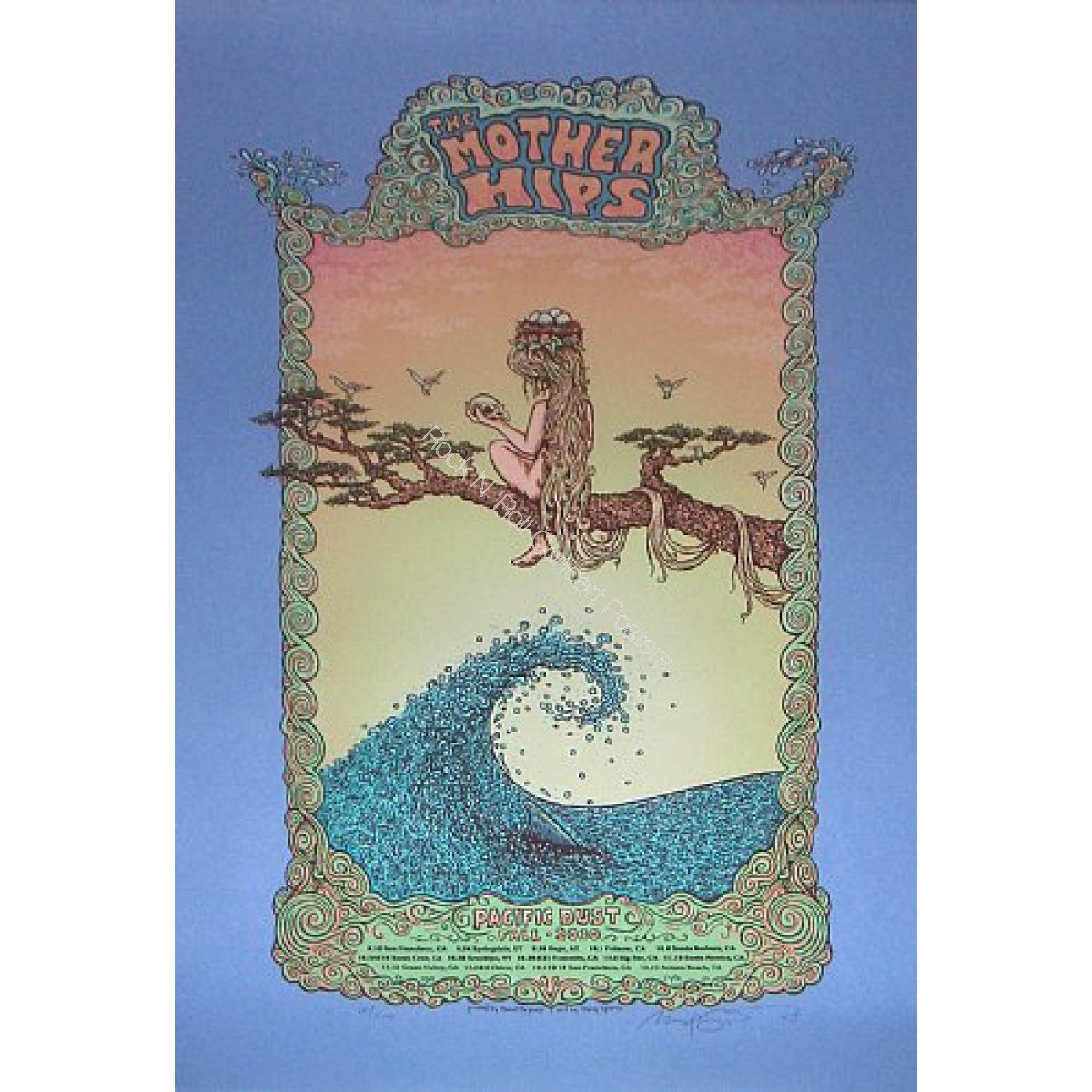 The Mother Hips Pacific Dust Fall Tour 2010 print By Marq Spusta