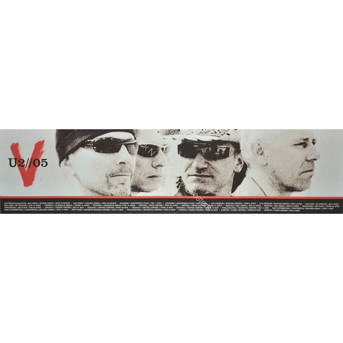 U2 Vertigo North American Tour 2005 Version C
