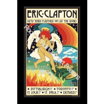 Eric Clapton North American Tour 2023 Official Limited Edition Silk Screen Print Poster Hand Numbered Edition of 1500