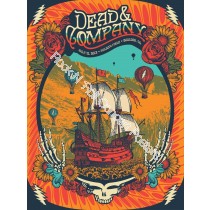 Dead & Company Folsom Field Boulder Colorado July 13th 2018 Official LE Screen Print Poster By Status Serigraph