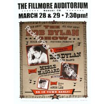 Bob Dylan, Merl Haggard & Amos Lee @ The Denver Fillmore 3/28-29/05 Official Limited Edition Poster of 200