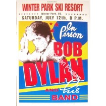 Bob Dylan Winter Park Ski Resort Winter Park Colorado 7/12/06 Official Limited Edition Poster