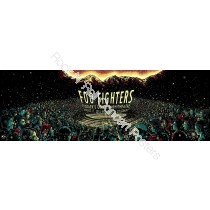 Foo Fighters Fiddler's Green Englewood / Denver Colorado 8/17/15 Night 2 Poster S/N 1st Edition