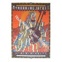 My Morning Jacket & The Black Keys  @ Red Rocks 2008 LE Print of 370 By Guy Burwell