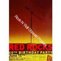 Red Rocks 60th Birthday poster