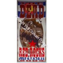 The Dead  @ Red Rocks 2003 Official Poster S/N by Biffle