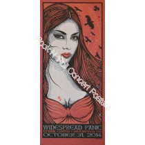 Widespread Panic Halloween 10/31/14 1st Bank Center Broomfield Colorado Official Show Edition Print By Wood