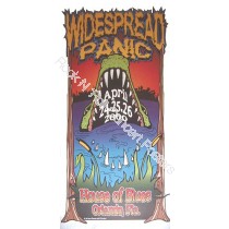 Widespread Panic @ The House of Blues Orlando 4/24-26/00 Official Limited Edition Poster S/N 