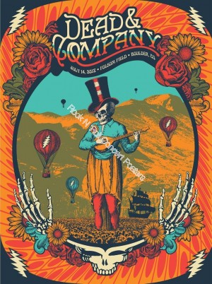 Dead & Company Folsom Field Boulder Colorado July 14th 2018 LE Screen Print Poster