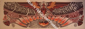 Allman Brothers Widespread Panic Summer & Fall Tour 2009 Limited Edition Screen Print