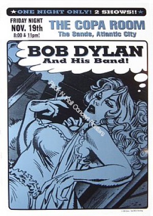 Bob Dylan & His Band @ The Copa Room Atlantic City New Jersey Official Limited Edition Poster