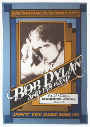 Bob Dylan Denver Coliseum 10/21/09 Official Limited Edition Poster