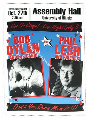 Bob Dylan &  Phil Lesh @ Assembly Hall  U of IL.