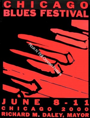 Chicago Blues Festival 2000 Official Event Poster