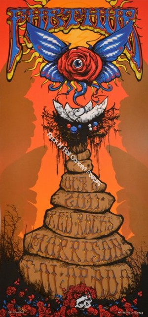 Furthur @ Red Rocks 10/2/11 Official Poster Hand Numbered 1st edition of 250