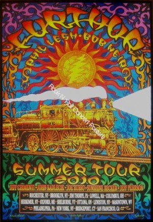Furthur Summer Tour 2010 Official Poster by Michael Everett