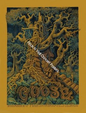 Goose @ The 1STBANK Center Broomfield/ Denver Colorado December 16th,17th 2022  Bronze Variant Show Edition 1st Edition by David Welker