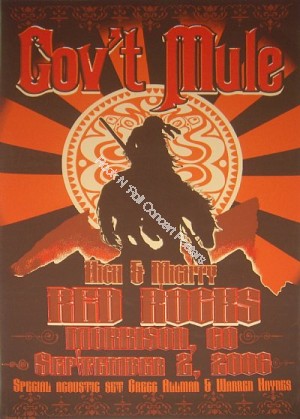 Gov't Mule @ Red Rocks Amplitheatre 2006