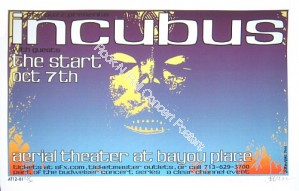 Incubus @ The Aerial Theatre Houston Texas