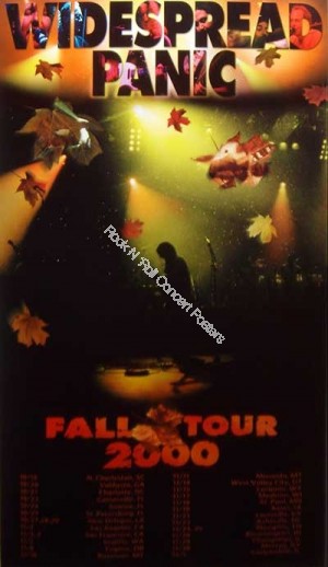 Widespread Panic Fall Tour 2000 Official Limited Edition Poster