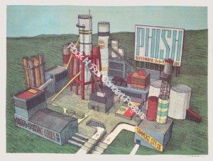Phish Commerce City Colorado 2011 Official Print  By Landland