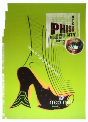 Phish @ Radio City Music Hall New York City imigted Edition Poster 5/21-22/2000