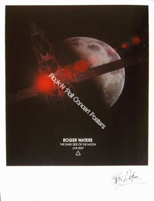 Roger Waters World Tour 2007 "Dark Side Of The Moon" Hand numbered lithograph