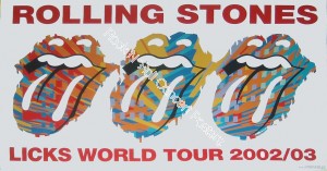 The Rolling Stones Licks World Tour Poster 02/03