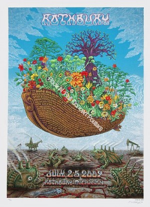 Rothbury Festival 2009 Official Event Poster S/N By Emek