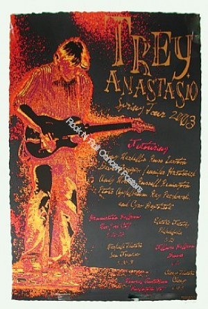 Trey Anastasio Spring Tour 2003 Official Poster S/N edition of 750