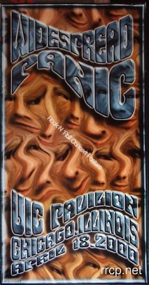 Widespread Panic UIC Pavilion Chicago Illinois 4/18/00 Official S/N Limited Edition Poster