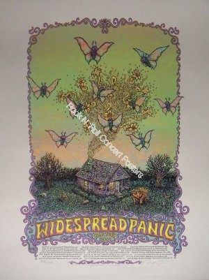 Widespread Panic Fall Tour 2010 Official Tour Poster by Marq Spusta